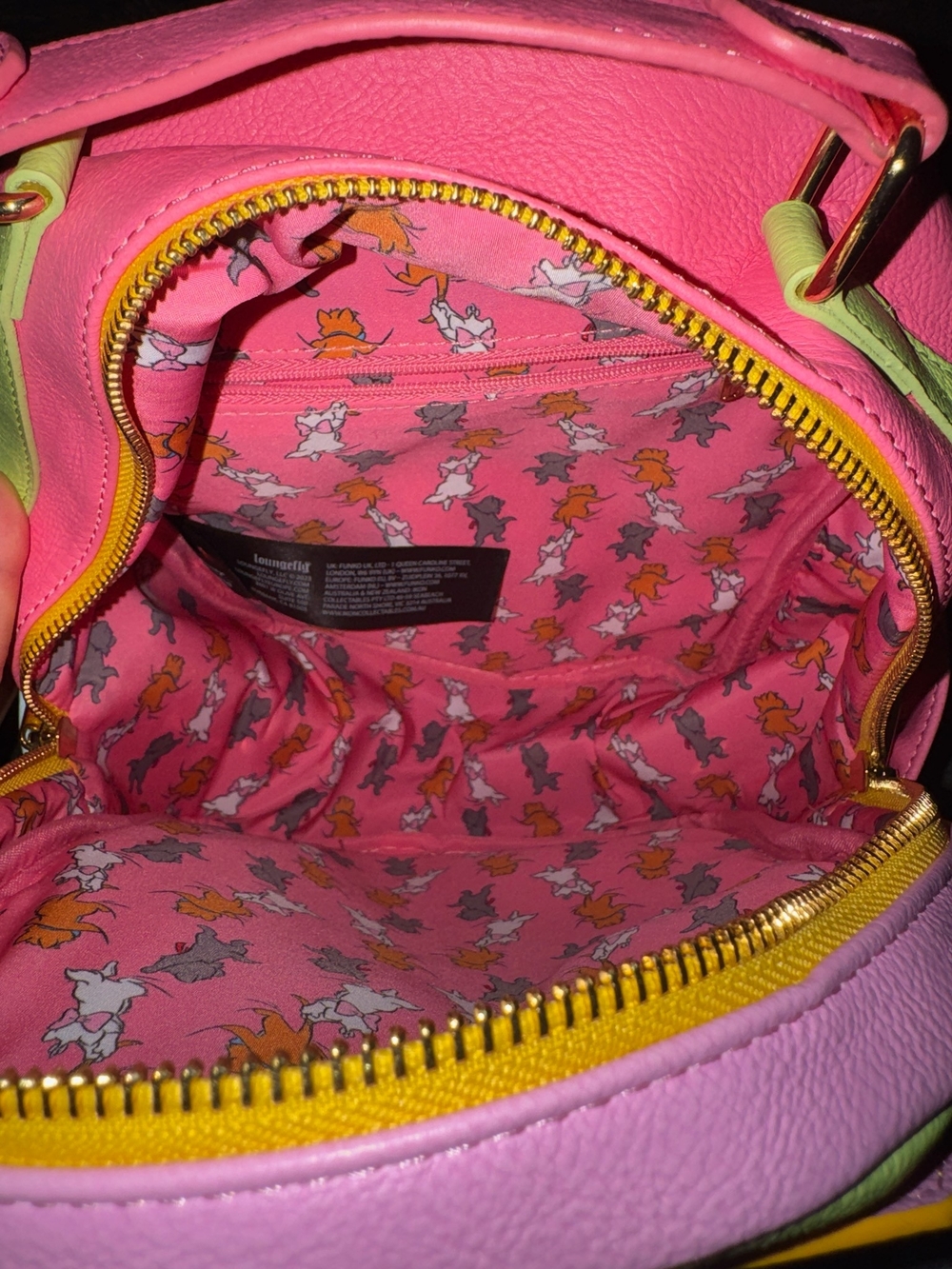 Disney Loungefly Aristocats Kittens Piano Mini Backpack NWOT - Picture 4 of 7